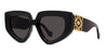 Ottica Mondello Roma - Loewe - LW40154U5101A - LW40154U - BLACK - Acetate - shape Diamond - Black - EYEWEAR - SUNGLASSES - Donna,Women - lens Grey - Made In Italy