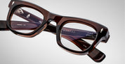Ottica Mondello Roma - Jacques Marie Mage - JMMODRX-13W - GODARD - ZOLTAR RX - Acetate - shape Squared - brown - EYEWEAR - EYEGLASSES - Unisex,Uomo,Donna,Women,Men - lens Clear - Made In Japan