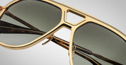 Ottica Mondello Roma - Jacques Marie Mage - JMMEK-18F - LOCKHEED - GENEVA - Titanium - shape Aviator - Gold - EYEWEAR - SUNGLASSES - Unisex,Uomo,Donna,Women,Men - lens Green - Made In Japan