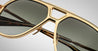 Ottica Mondello Roma - Jacques Marie Mage - JMMEK-18F - LOCKHEED - GENEVA - Titanium - shape Aviator - Gold - EYEWEAR - SUNGLASSES - Unisex,Uomo,Donna,Women,Men - lens Green - Made In Japan