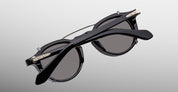 Ottica Mondello Roma - Jacques Marie Mage - JMMDYCP-88 - DEMONCEY CLIP ON - BLACK - Titanium - shape Round - Black - EYEWEAR - SUNGLASSES - Unisex,Uomo,Donna,Women,Men - lens Black - Made In Japan