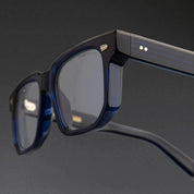 Ottica Mondello Roma - Cutler and Gross - CGOP-1410-49-03 - 1410 - CLASSIC BLUE NAVY RX - Acetate - shape Squared - blue - EYEWEAR - EYEGLASSES - Unisex,Uomo,Donna,Women,Men - lens Clear - Made In Italy