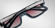 Ottica Mondello Roma - Jacques Marie Mage - JMMSN-13Y - SANDRO - MINK - Acetate - shape Rectangular - grey - EYEWEAR - SUNGLASSES - Unisex,Uomo,Donna,Women,Men - lens Gradient pink - Made In Japan