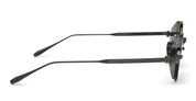 Ottica Mondello Roma - Akoni - AKS-519C-46 - JUPITER - BLACK IRON / CRYSTAL BLACK - Titanium - shape Round - black iron - EYEWEAR - SUNGLASSES - Uomo,Men - lens Brown - Made In Japan