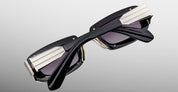Ottica Mondello Roma - Jacques Marie Mage - JMMPY-41 - RYDER - SILVER - titanium, acetate - shape  - silver, black - EYEWEAR - SUNGLASSES - Unisex,Uomo,Donna,Women,Men - lens  - Made In Japan