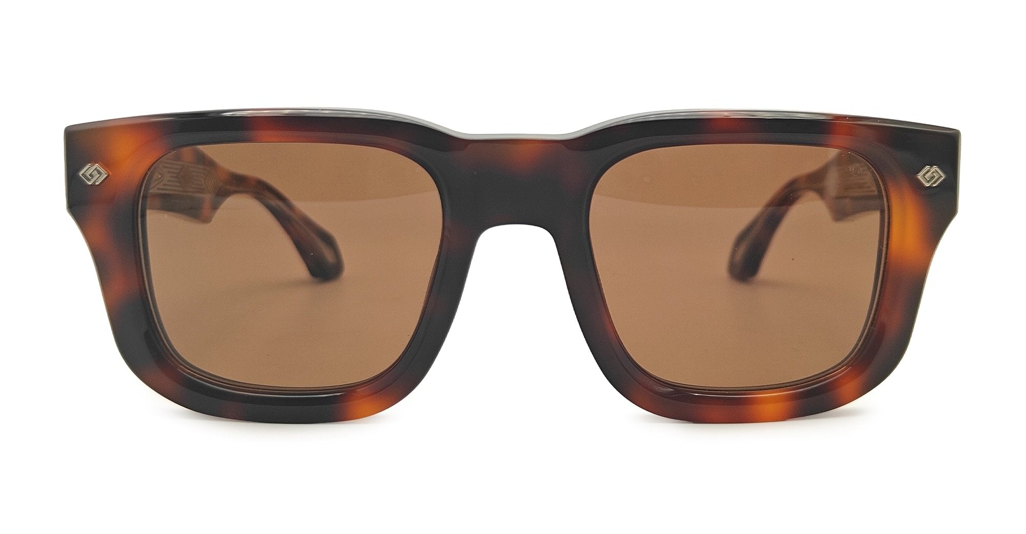  GREEN LENS - Acetate - shape  - Havana - EYEWEAR - SUNGLASSES - Unisex,Uomo,Donna,Women,Men - lens  - Made In Japan