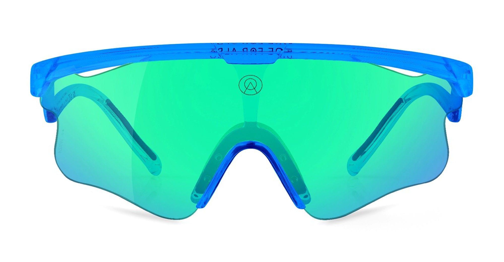 Ottica Mondello Roma - Alba Optics - 8050054517575 - DELTA LEI - BLUE GLOSSY / VZUM F-LENS BTL - Tr90 - shape Mask - blue - EYEWEAR - SUNGLASSES - Unisex,Uomo,Donna,Women,Men - lens blue green - Made In Italy