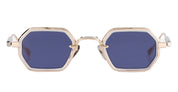Ottica Mondello Roma - Sato - Hadar-T-RG-P-1 - Hadar-T RG/P-1 - ROSE GOLD / PLATINUM - Titanium - shape Octagonal - rose gold - EYEWEAR - SUNGLASSES - Unisex,Uomo,Donna,Women,Men - lens Blue - Made In Japan