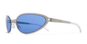 Ottica Mondello Roma - Mykita - 10090219 - BEAR - MATTE SILVER / COBALT SOLID LENS - stainless steel - shape Oval - Silver - EYEWEAR - SUNGLASSES - Unisex,Uomo,Donna,Women,Men - lens  - Made In Germany