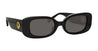 Ottica Mondello Roma - LINDA FARROW - LFL1117C1SUN - LOLA - BLACK / YELLOW GOLD - Acetate - shape Rectangular - Black - EYEWEAR - SUNGLASSES - Donna,Women - lens Grey - Made In Italy
