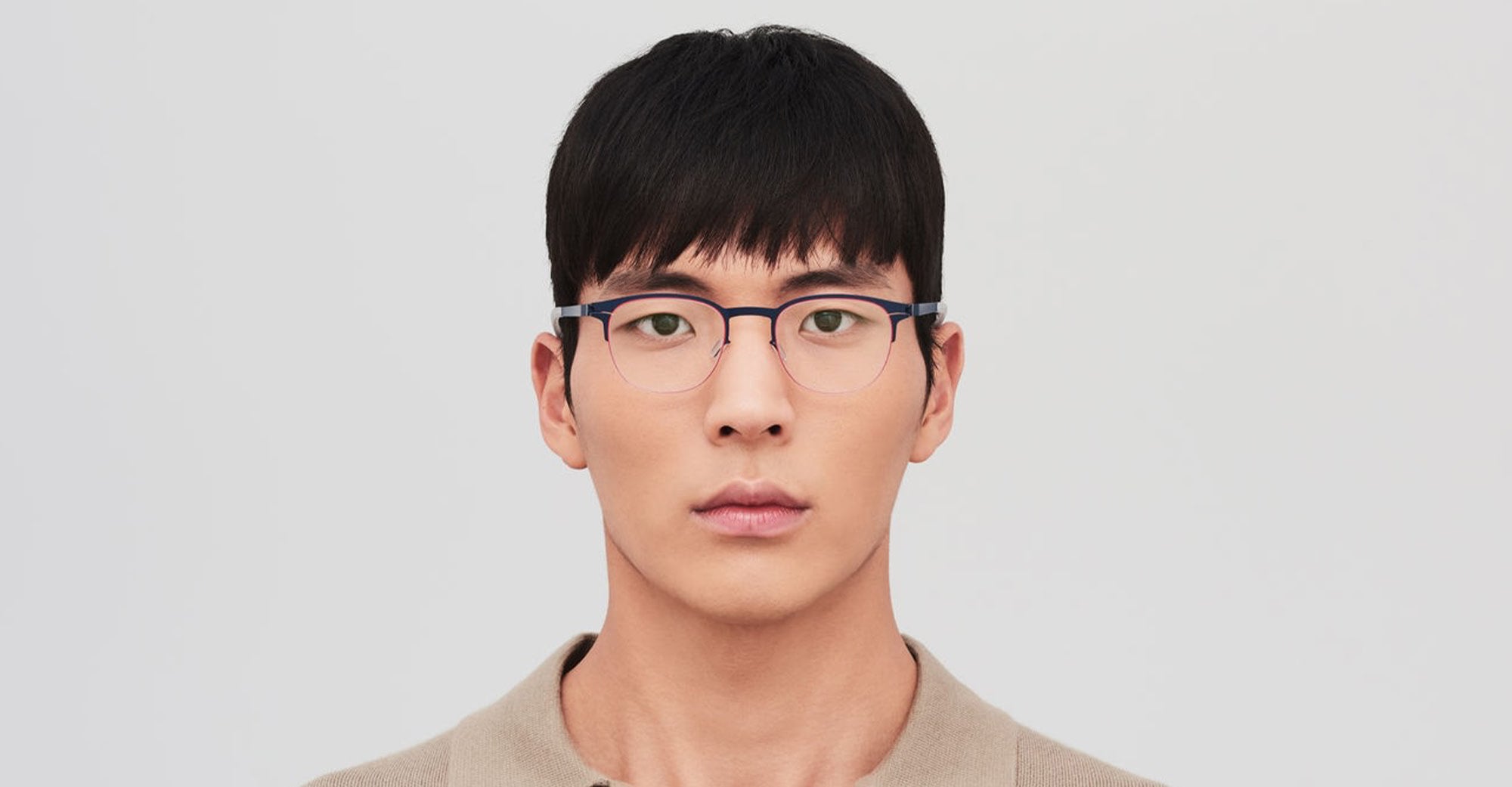 Ottica Mondello Roma - Mykita - 10066754 - NEVILLE - INDIGO / YALE BLUE RX - stainless steel - shape  - blue - EYEWEAR - EYEGLASSES - Unisex,Uomo,Donna,Women,Men - lens  - Made In Germany