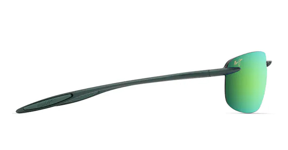 Ottica Mondello Roma - Maui Jim - MJ0676S-004 - HO'OKIPA ULTRA - METAL MATTE GREEN / MAUI GREEN - nylon - shape Oval - green - EYEWEAR - SUNGLASSES - Unisex,Uomo,Donna,Women,Men - lens Green - Made In Italy