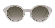Ottica Mondello Roma - Loewe - LW40205U4816F - COIL SILVER METAL PANTO SUNGLASSES - Metal - shape Round - Silver - EYEWEAR - SUNGLASSES - Donna,Women - lens Gradient brown - Made In Italy