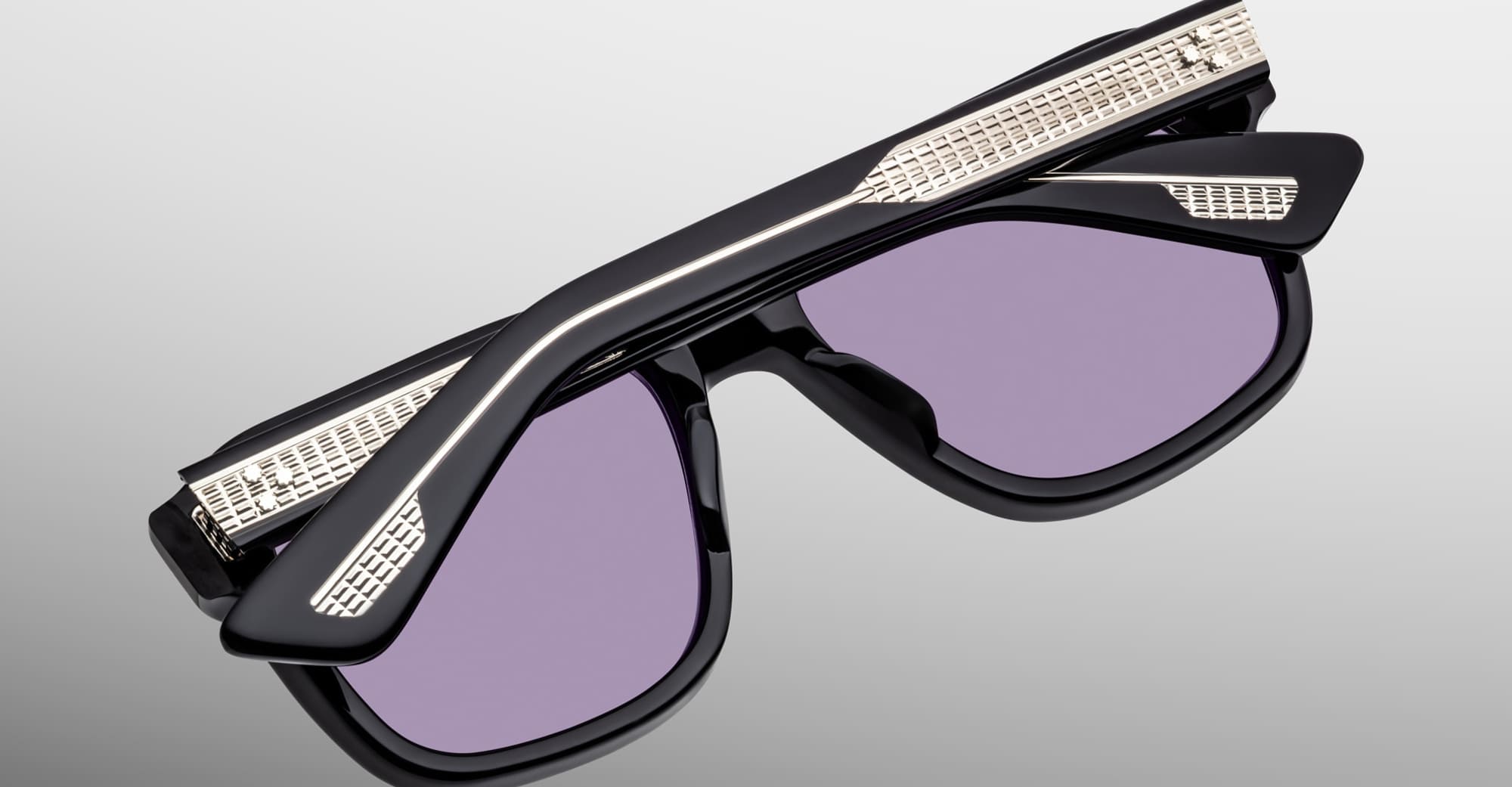 Ottica Mondello Roma - Jacques Marie Mage - JMMYV-K28 - YVES EPOXY II - FUMÉE - Acetate - shape Squared - Black - EYEWEAR - SUNGLASSES - Unisex,Uomo,Donna,Women,Men - lens Grey - Made In Japan