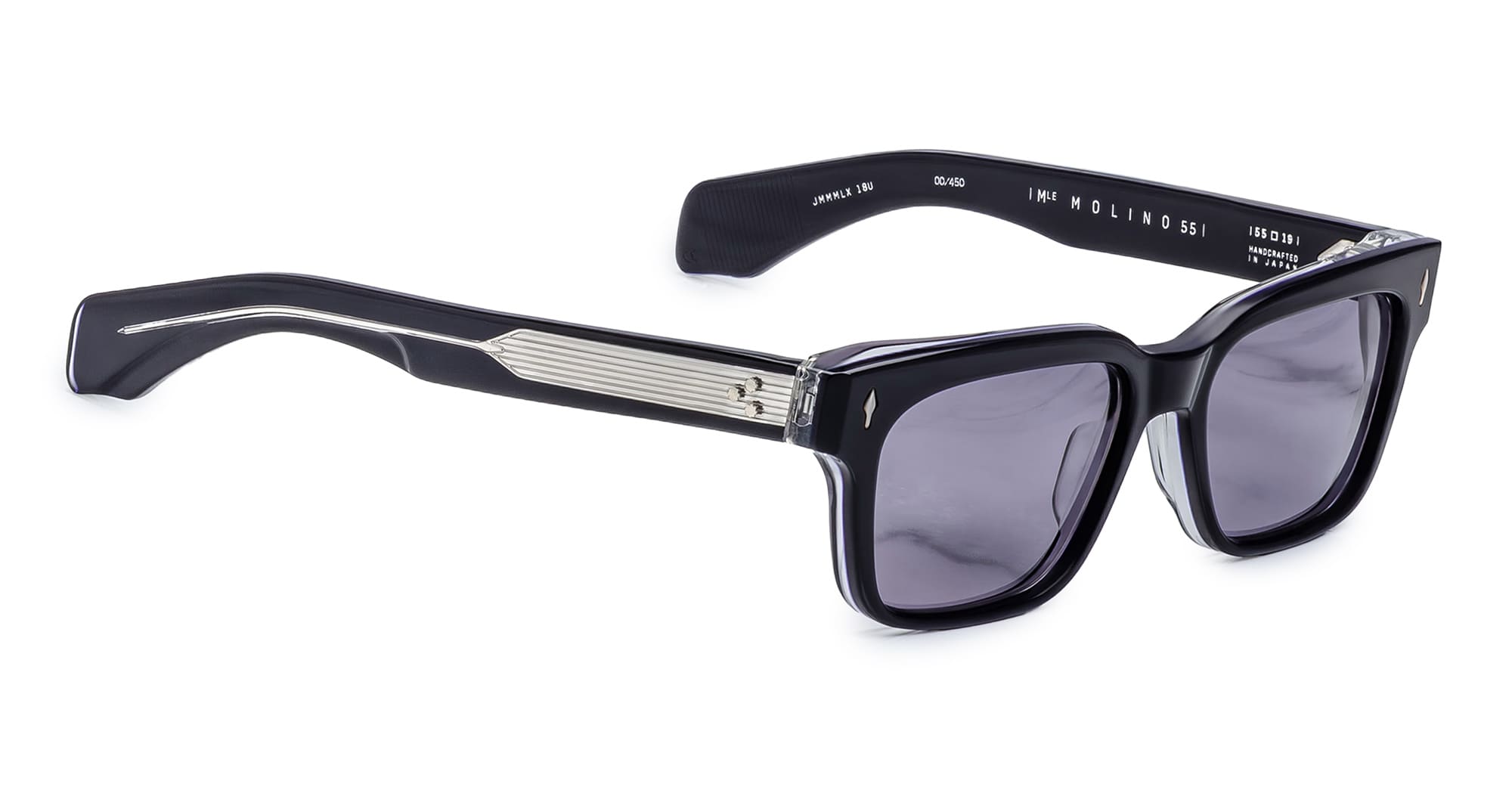 Ottica Mondello Roma - Jacques Marie Mage - JMMMLX-18U - MOLINO 55 - HUDSON - Acetate - shape Rectangular - blue - EYEWEAR - SUNGLASSES - Unisex,Uomo,Donna,Women,Men - lens purple gradient - Made In Japan