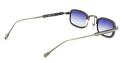 Ottica Mondello Roma - Sato - Canicula-MG-B-1 - CANICULA - MATT GREEN / MATT BLACK - Acetate, titanium - shape Rectangular - green - EYEWEAR - SUNGLASSES - Unisex,Uomo,Donna,Women,Men - lens Gradient green - Made In Japan