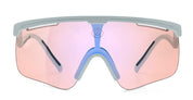 Ottica Mondello Roma - Alba Optics - 8050054517735 - DELTA - ICE / VZUM F-LENS FLM - Tr90 - shape Mask - grey - EYEWEAR - SUNGLASSES - Unisex,Uomo,Donna,Women,Men - lens purple - Made In Italy