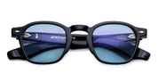 Ottica Mondello Roma - Jacques Marie Mage - JMMZPX-K5 - ZEPHIRIN 47 - OBSCURE - Acetato - Forma quadrata - Nero - OCCHIALI - OCCHIALI DA SOLE - Unisex, Uomo, Donna - Lenti blu - Prodotto in Giappone