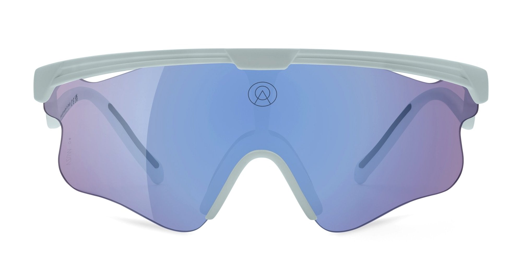  VZUM F-LENS FLM - Tr90 - shape Mask - grey - EYEWEAR - SUNGLASSES - Unisex,Uomo,Donna,Women,Men - lens purple - Made In Italy