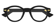 Ottica Mondello Roma - Bottega Veneta - BV1444OA-001 - BV1444OA-001 - BLACK RX - ASIAN FIT - Acetate - shape Panto - Black - EYEWEAR - EYEGLASSES - Donna,Women - lens Clear - Made In Japan