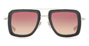 Ottica Mondello Roma - DITA - DTS465-A-03 - DUBSIGNAL -  RAW TITANIUM / MATTE BLACK - Titanium - shape Pilot - black, silver - EYEWEAR - SUNGLASSES - Unisex,Uomo,Donna,Women,Men - lens red - Made In Japan