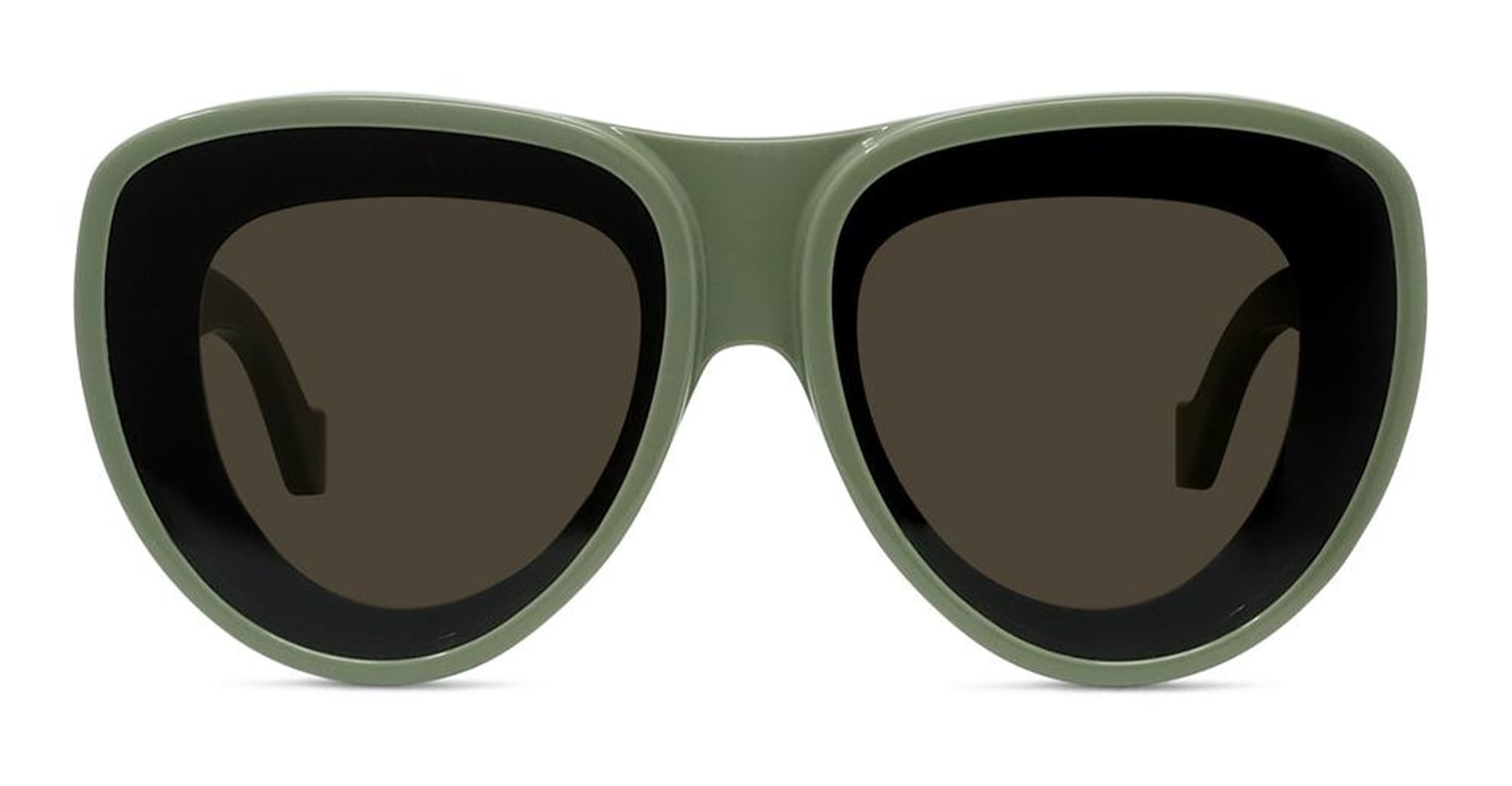 Ottica Mondello Roma - Loewe - LW40170U6196E - SIGNATURE LW40170U - GREEN - Acetate, metal - shape  - green - EYEWEAR - SUNGLASSES - Donna,Women - lens  - Made In Italy
