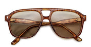 Ottica Mondello Roma - Jacques Marie Mage - JMMON-1R - LEONARD - CAMEL - Acetate - shape Aviator - Havana - EYEWEAR - SUNGLASSES - Unisex,Uomo,Donna,Women,Men - lens bronze - Made In Japan