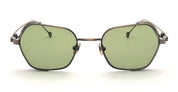 Ottica Mondello Roma - Matsuda - M3153.SG.AG.49 - M3153 - ANTIQUE GOLD / SAGE GREEN - Titanium - shape Squared - antique gold - EYEWEAR - SUNGLASSES - Unisex,Uomo,Donna,Women,Men - lens Sage green - Made In Japan