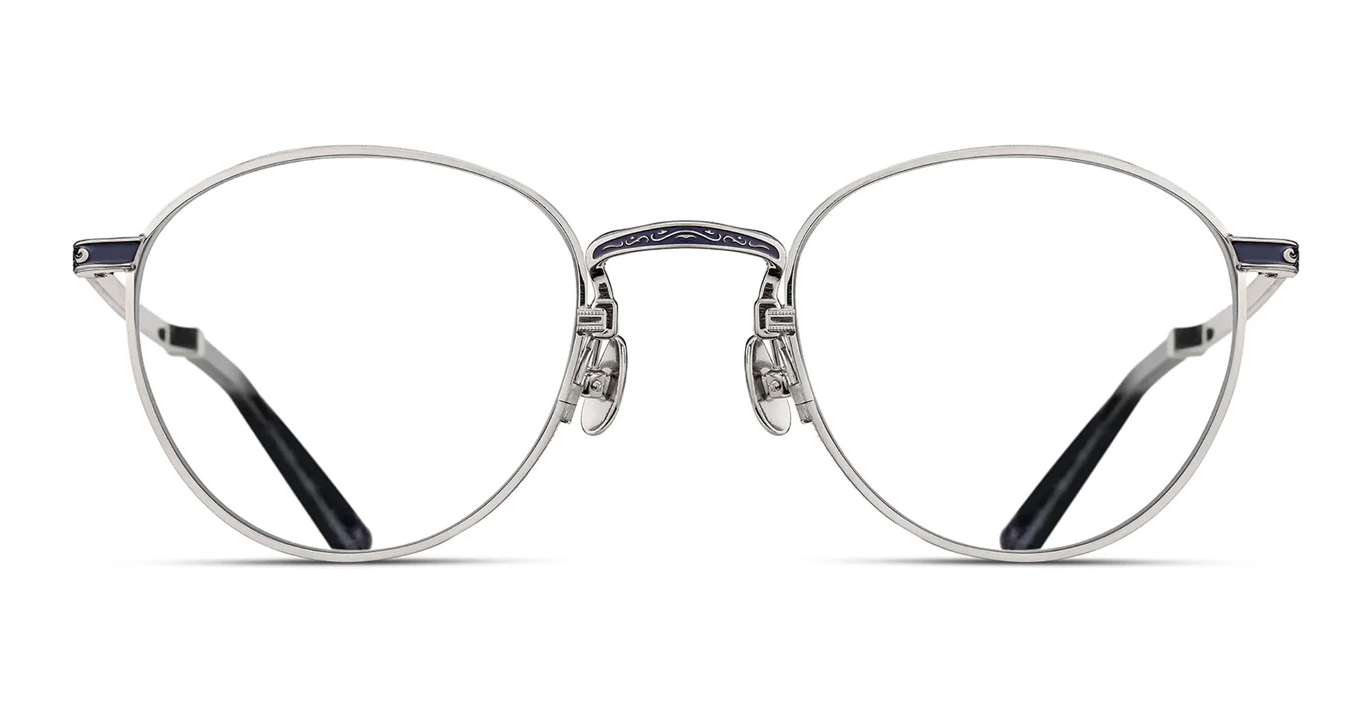 Ottica Mondello Roma - Matsuda - M3164.RX.PW.50 - M3164 - PALLADIUM WHITE RX - Titanium - shape Panto - Palladium - EYEWEAR - EYEGLASSES - Unisex,Uomo,Donna,Women,Men - lens Clear - Made In Japan