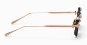 Juno-two - brushed white gold / black crystal