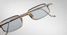 Ottica Mondello Roma - Jacques Marie Mage - JMMSK-54 - DUSK - ALTAN - Titanium - shape Rectngular - light gold - EYEWEAR - SUNGLASSES - Uomo,Men - lens light green - Made In Japan