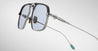 Ottica Mondello Roma - Jacques Marie Mage - JMMLB-41 - LAST FRONTIER VI - LABARGE - SILVER - Titanium - shape Navigator - Silver - EYEWEAR - SUNGLASSES - Uomo,Men - lens light blue - Made In Japan