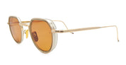 Ottica Mondello Roma - Jacques Marie Mage - JMMDI-L4 - DIXON - DARJEELING - beta titanium - shape Round - gold, silver - EYEWEAR - SUNGLASSES - Unisex,Uomo,Donna,Women,Men - lens Brown - Made In Japan