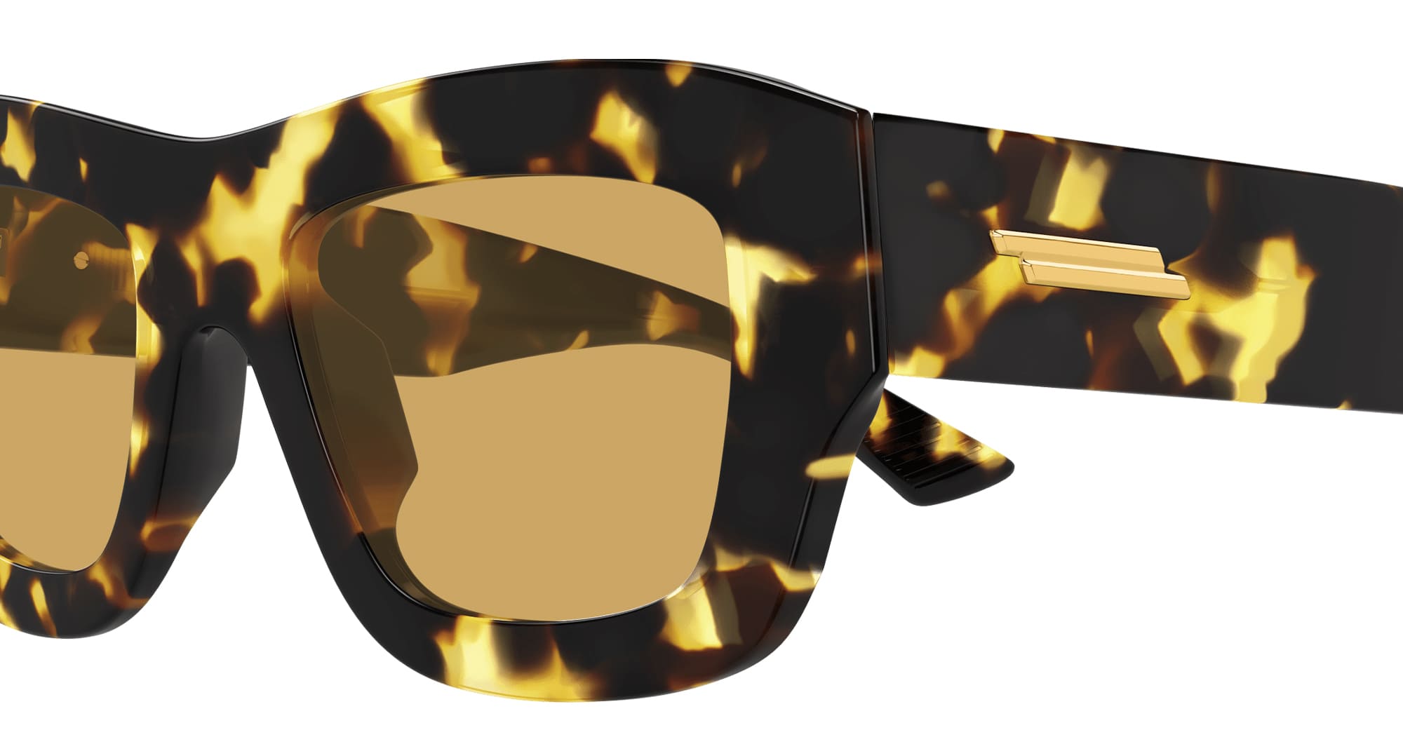 Ottica Mondello Roma - Bottega Veneta - BV1357S-003 - BV1357S-003 - HAVANA - Acetate - shape Squared - Havana - EYEWEAR - SUNGLASSES - Donna,Women - lens Brown - Made In Japan
