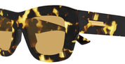 Ottica Mondello Roma - Bottega Veneta - BV1357S-003 - BV1357S-003 - HAVANA - Acetate - shape Squared - Havana - EYEWEAR - SUNGLASSES - Donna,Women - lens Brown - Made In Japan
