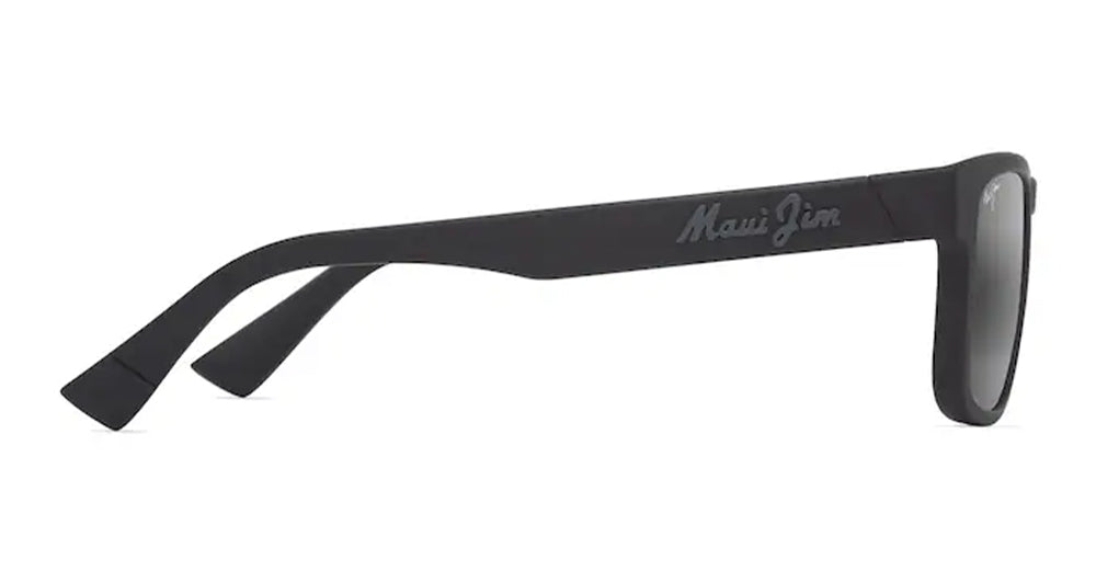 Ottica Mondello Roma - Maui Jim - MJ0593S-001 - KUPULAU - MATTE BLACK / NEUTRAL GREY - nylon - shape Squared - grey - EYEWEAR - SUNGLASSES - Unisex,Uomo,Donna,Women,Men - lens Grey - Made In Japan