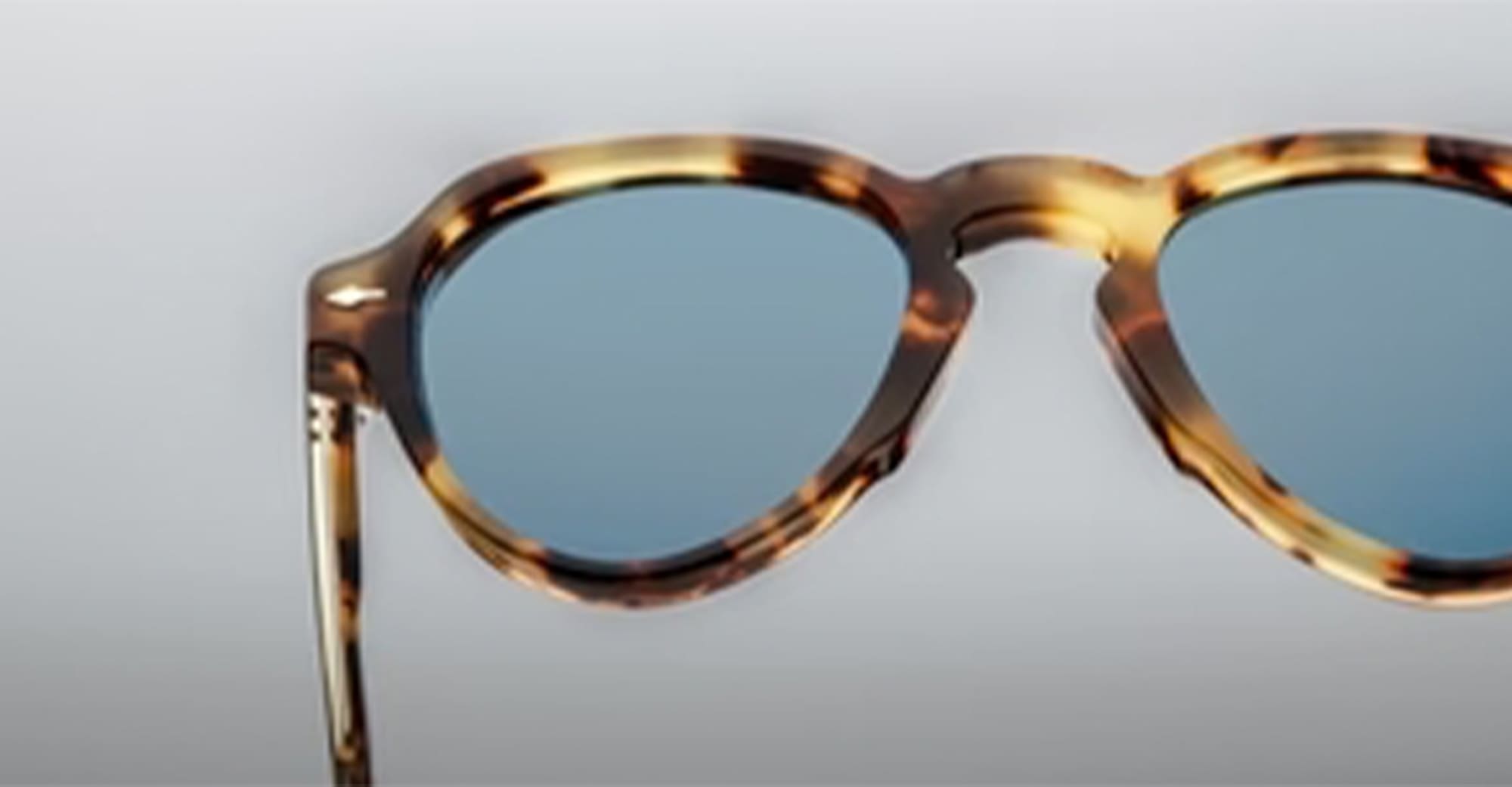 Ottica Mondello Roma - Jacques Marie Mage - JMMHA-8B - HATFIELD - HAVANA 8 - Acetate - shape Aviator - Havana - EYEWEAR - SUNGLASSES - Uomo,Men - lens Blue - Made In Japan