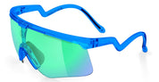 Ottica Mondello Roma - Alba Optics - 8050054517544 - DELTA - BLUE GLOSSY / VZUM F-LENS BTL - Tr90 - shape Mask - blue - EYEWEAR - SUNGLASSES - Unisex,Uomo,Donna,Women,Men - lens Green - Made In Italy