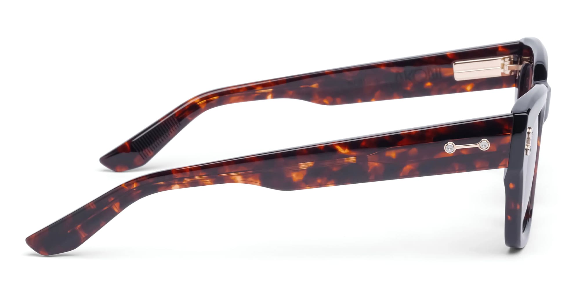 Ottica Mondello Roma - Akoni - AKS-527C-50 - NEBULA - RED HAVANA / 12K GOLD - Acetate - shape  - havana, gold - EYEWEAR - SUNGLASSES - Unisex,Uomo,Donna,Women,Men - lens  - Made In Japan