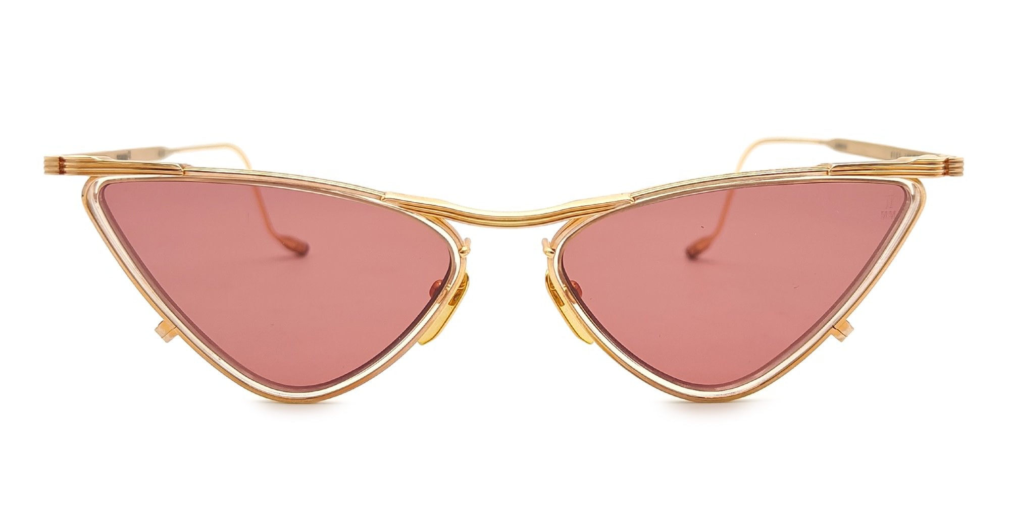 Ottica Mondello Roma - Jacques Marie Mage - JMMNK-4Q - NIKI - NUDE 2 - Titanium - shape Cat-eye - rose gold - EYEWEAR - SUNGLASSES - Unisex,Uomo,Donna,Women,Men - lens Pink - Made In Japan