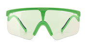 Ottica Mondello Roma - Alba Optics - 8050054517810 - DELTA - PISTACHIO / VZUM F-LENS BTL - Tr90 - shape Mask - green - EYEWEAR - SUNGLASSES - Unisex,Uomo,Donna,Women,Men - lens blue green - Made In Italy