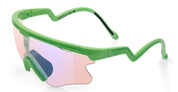 Ottica Mondello Roma - Alba Optics - 8050054517858 - DELTA LEI - PISTACHIO / VZUM F-LENS FLM - Tr90 - shape Mask - green - EYEWEAR - SUNGLASSES - Unisex,Uomo,Donna,Women,Men - lens purple - Made In Italy