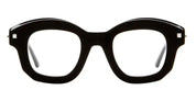 Ottica Mondello Roma - Kuboraum - KRO0J1BSA0GH25OP - MASK J1 BSA - BLACK SHINE RX - Acetate - shape Squared - Black - EYEWEAR - EYEGLASSES - Unisex,Uomo,Donna,Women,Men - lens Clear - Made In Italy
