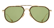 Ottica Mondello Roma - Cutler and Gross - GFLE-025-57-03 - THE GREAT FROG - TRIUMPH - GOLD / HAVANA - Titanium - shape Aviator - havana, gold - EYEWEAR - SUNGLASSES - Uomo,Men - lens Green - Made In Italy