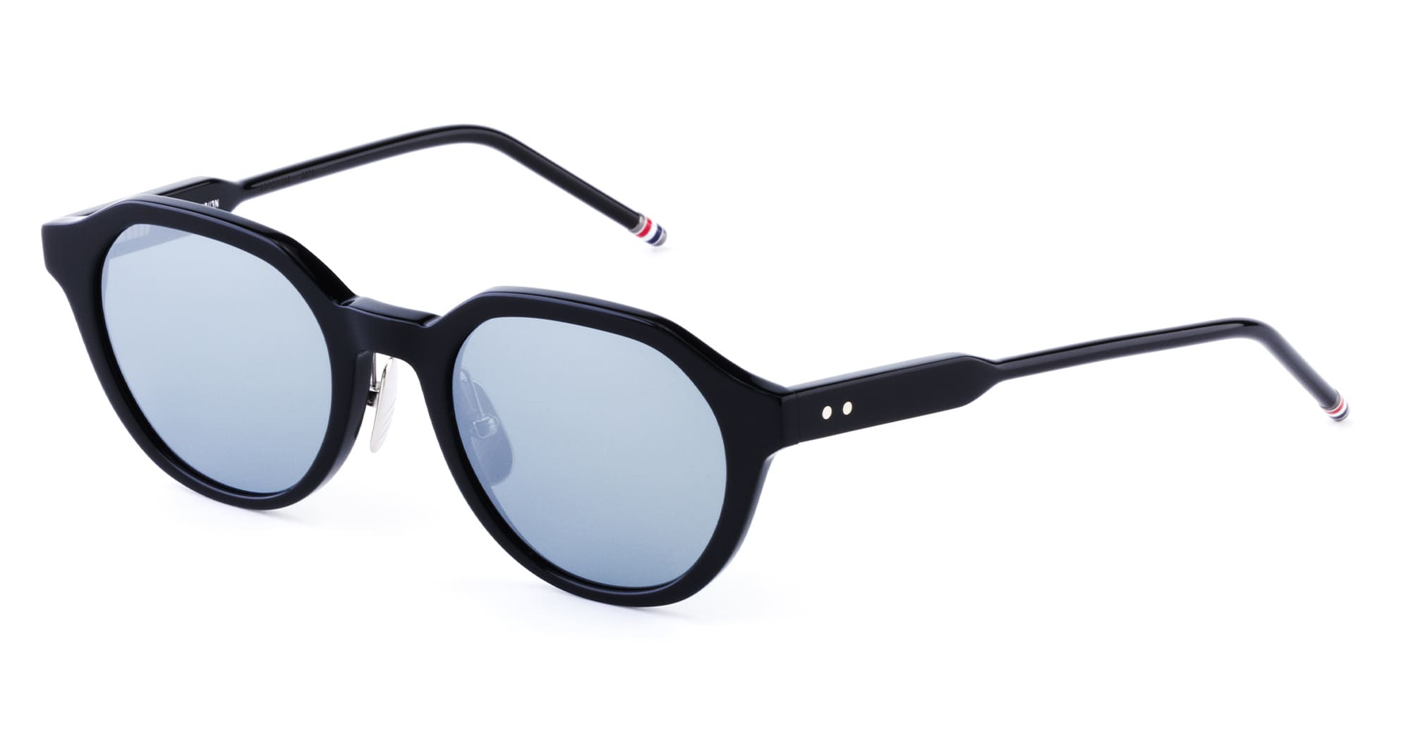 Ottica Mondello Roma - Thom Browne - UES944A-G0002-001-49 - OVAL - BLACK - Acetate - shape  - Black - EYEWEAR - SUNGLASSES - Donna,Women - lens  - Made In Japan