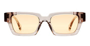 Ottica Mondello Roma - Kuboraum - KRSI01LWG000002R - MASK I01 LWG - LIGHT WARM GREY - Acetate - shape Rectangular - grey - EYEWEAR - SUNGLASSES - Unisex,Uomo,Donna,Women,Men - lens orange - Made In Italy