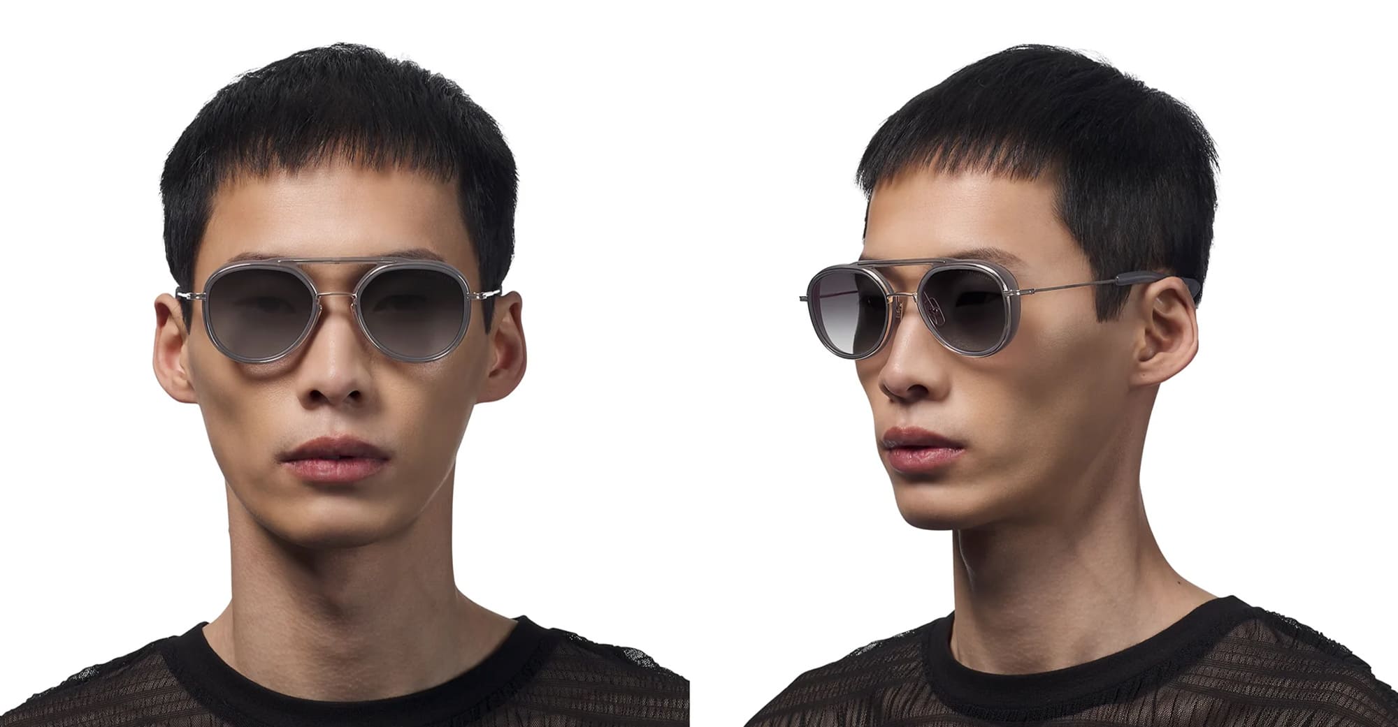 Ottica Mondello Roma - DITA - 19017-B-BLK-RGD-52-Z - SPACECRAFT - BLACK / ROSE GOLD - Acetate, titanium - shape Aviator - Black, rose gold - EYEWEAR - SUNGLASSES - Unisex,Uomo,Donna,Women,Men - lens Grey - Made In Japan