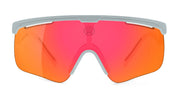 Ottica Mondello Roma - Alba Optics - 8050054518428 - DELTA - ICE / VZUM F-LENS FIRE - Tr90 - shape Mask - grey - EYEWEAR - SUNGLASSES - Unisex,Uomo,Donna,Women,Men - lens red - Made In Italy