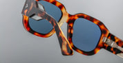 Ottica Mondello Roma - Jacques Marie Mage - JMMLC-19 - LACY - LEOPARD - Acetate - shape Squared - Havana - EYEWEAR - SUNGLASSES - Unisex,Uomo,Donna,Women,Men - lens Grey - Made In Japan