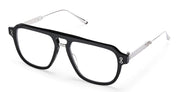Ottica Mondello Roma - Akoni - AKX-538A-55 - ARGO - BLACK RX - titanium, acetate - shape Navigator - Gold - EYEWEAR - EYEGLASSES - Uomo,Men - lens Clear - Made In Japan